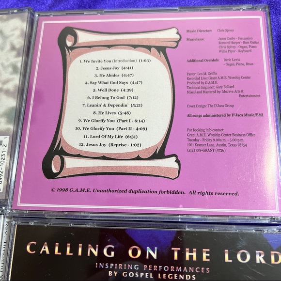 ๐5 CD's Rev Barnes, Rev Wright, Rev Lands, Young Adult Choir, Calling Lord - Picture 8 of 15